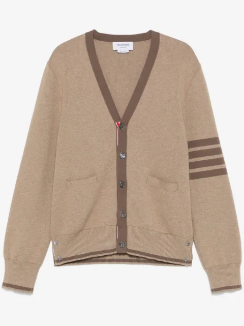 Thom Browne 4-Bar stripe cotton cardigan