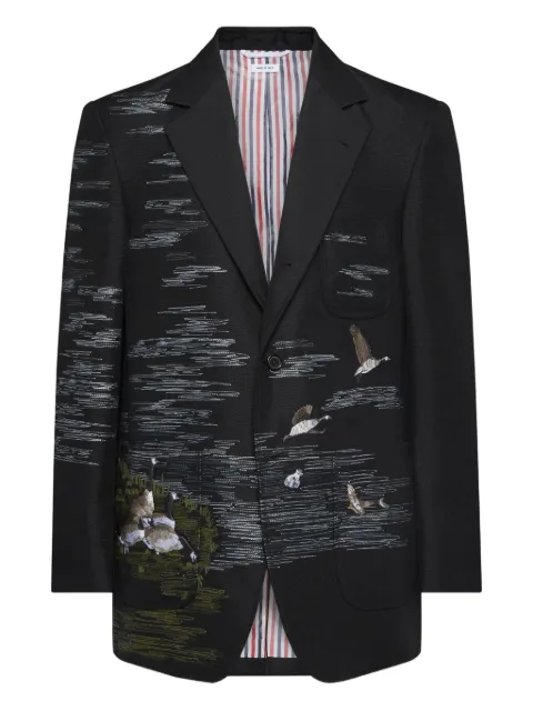 Thom Browne embroidered blazer