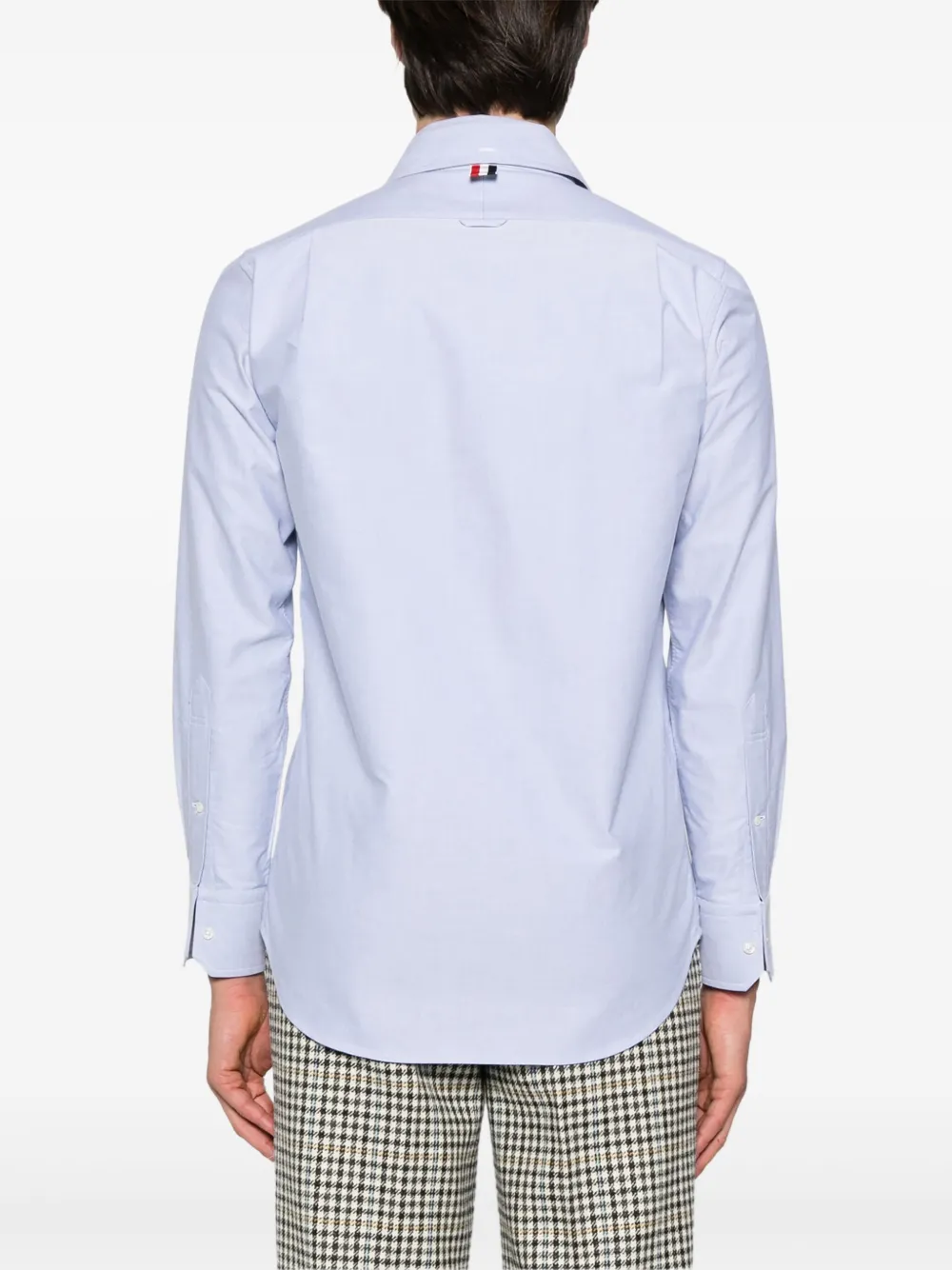 Thom Browne Overhemd met patroon Blauw