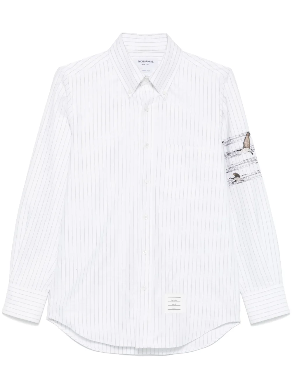 Thom Browne camisa con motivo bordado | neutro | Image 1