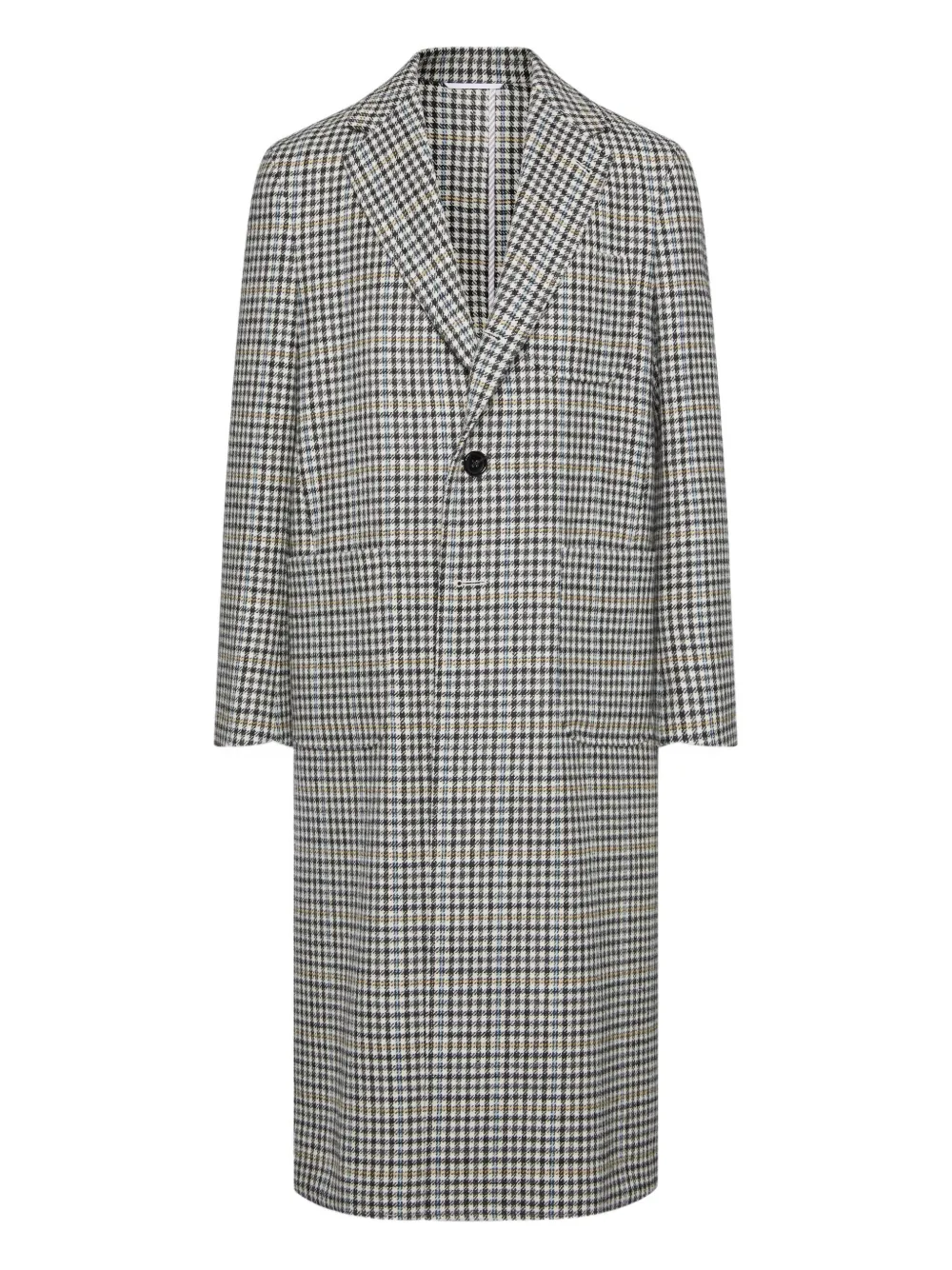 Thom Browne Geruite jas Zwart