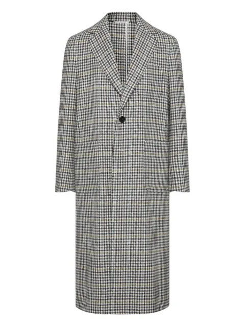 Thom Browne checked coat