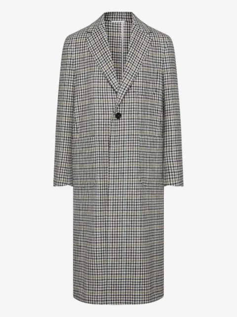 Thom Browne checked coat