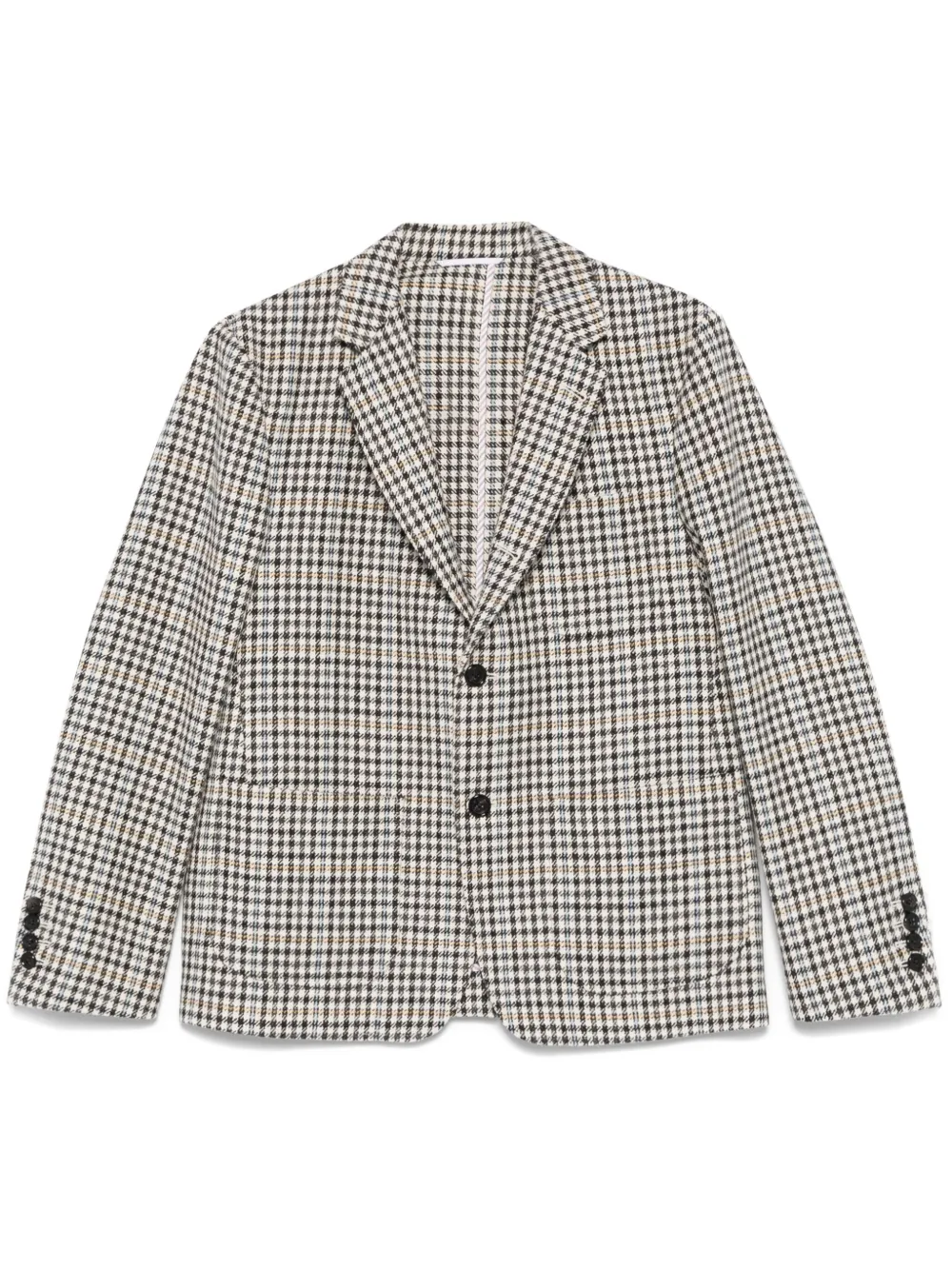 Thom Browne blazer en tweed à carreaux | tons neutres | Image 1