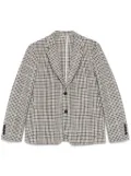 Thom Browne checked tweed blazer - Neutrals