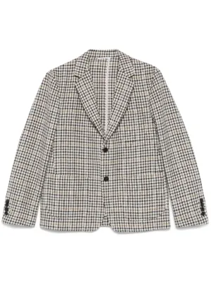 Thom Browne チェック テーラードジャケット thom browne トムブラウンチェック柄テーラードジャケット
