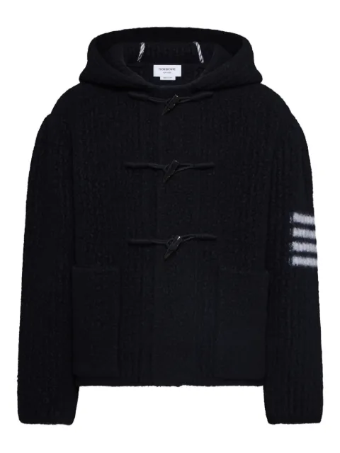 Thom Browne toggle-fastening hooded jacket