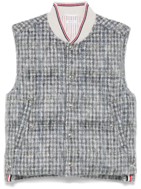 Thom Browne Gunclub check down vest