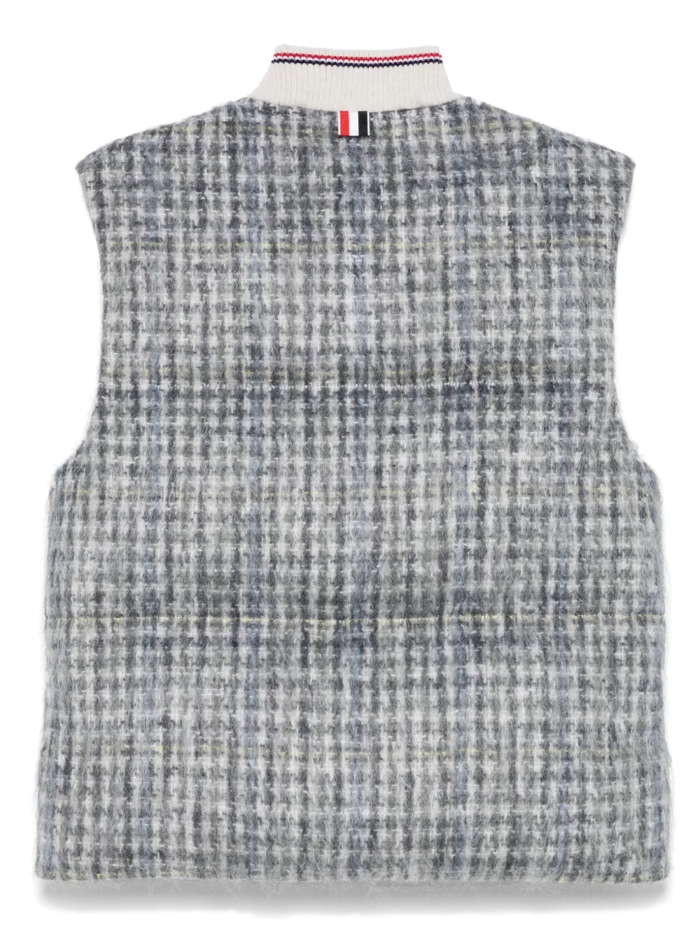 Thom Browne Gunclub geruite bodywarmer Zwart