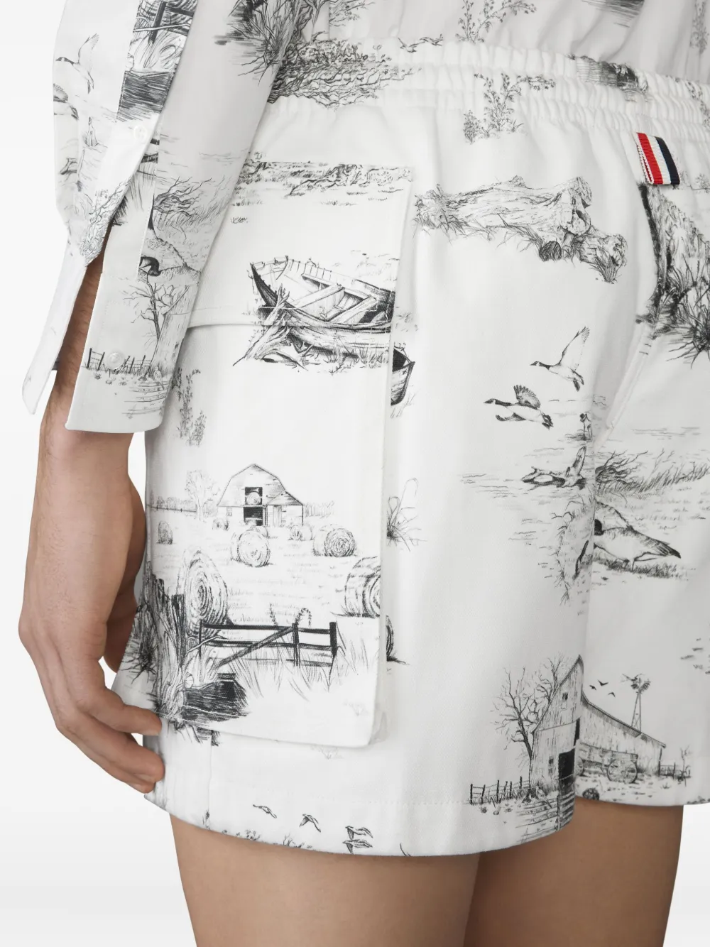 Thom Browne Cargo shorts Wit