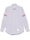 Thom Browne checked shirt - Grey