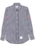 Thom Browne checked shirt - Blue