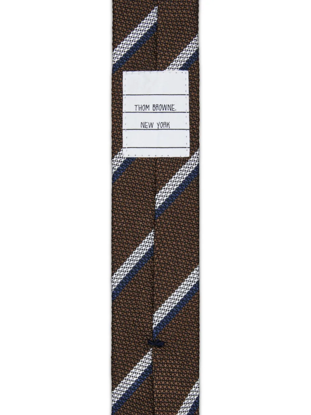 Thom Browne Klassieke stropdas Bruin