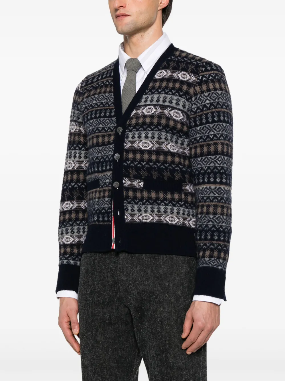 Thom Browne Wollen vest Blauw
