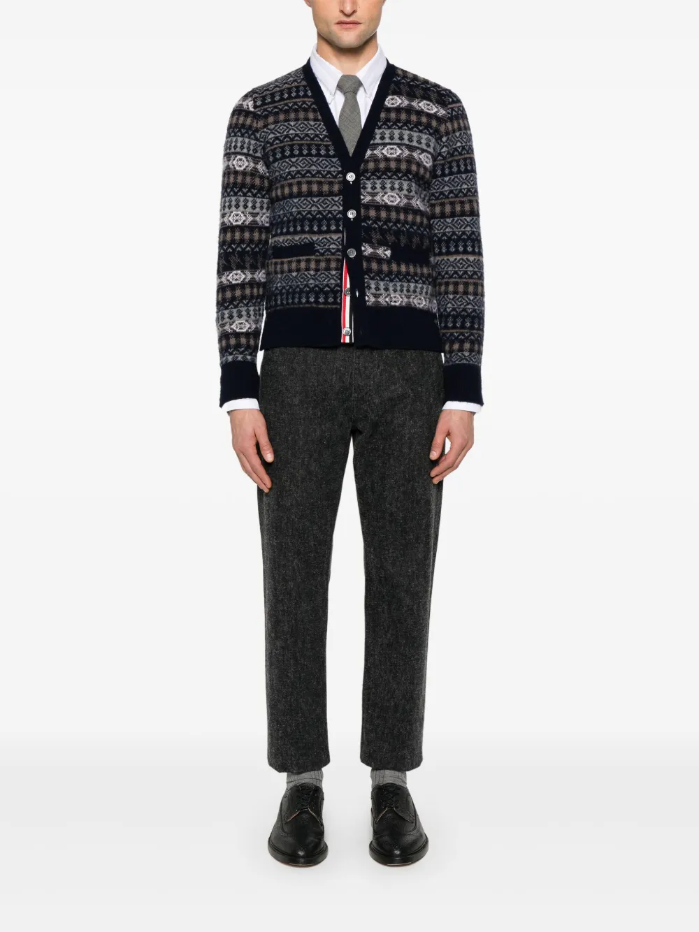 Thom Browne Wollen vest Blauw