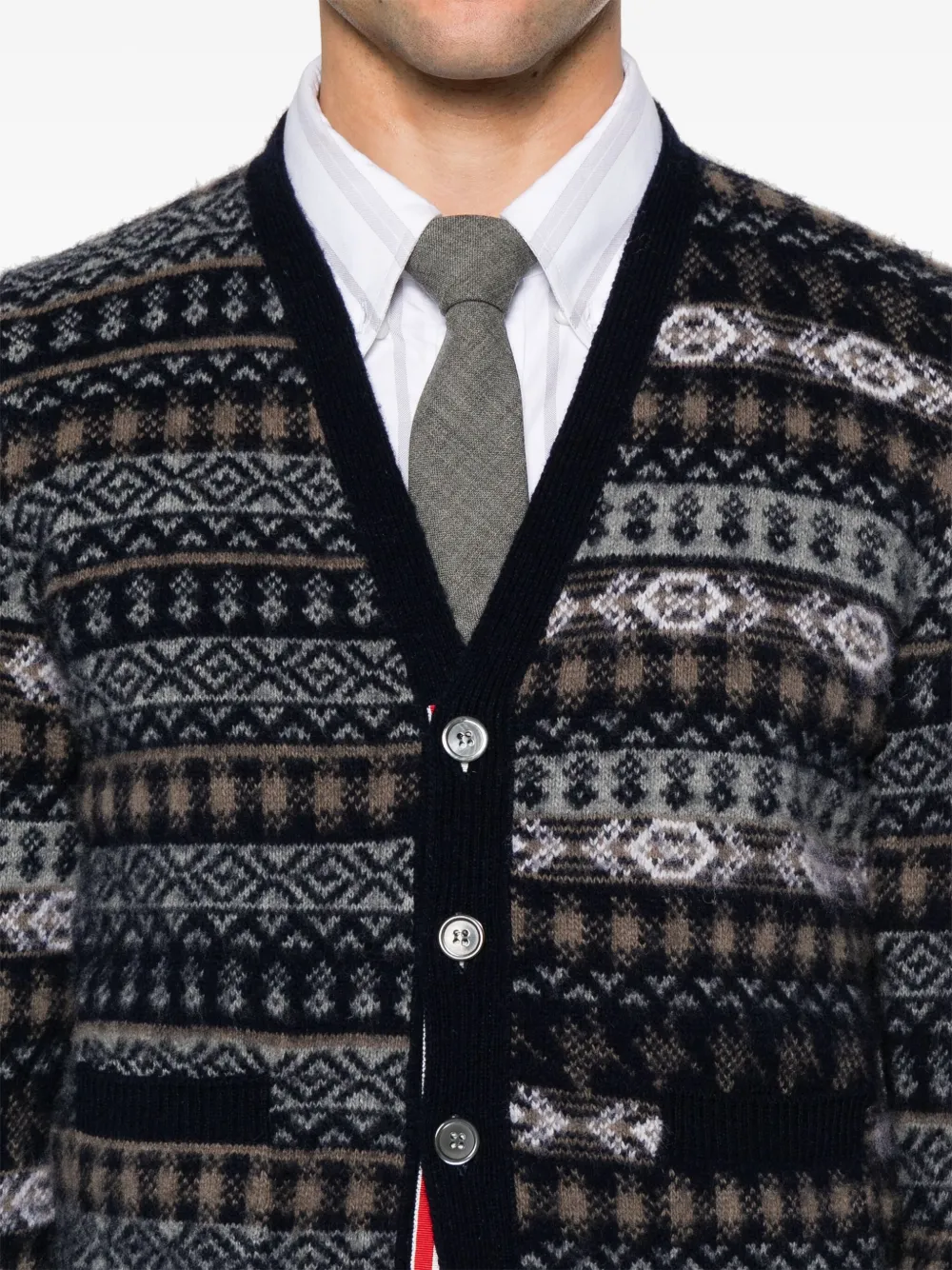 Thom Browne Wollen vest Blauw