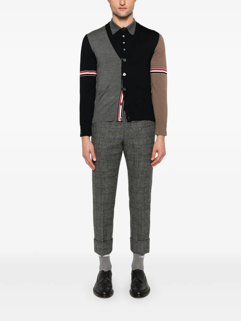 Thom Browne RWB-stripe wool shirt | Cardigans | Image 2