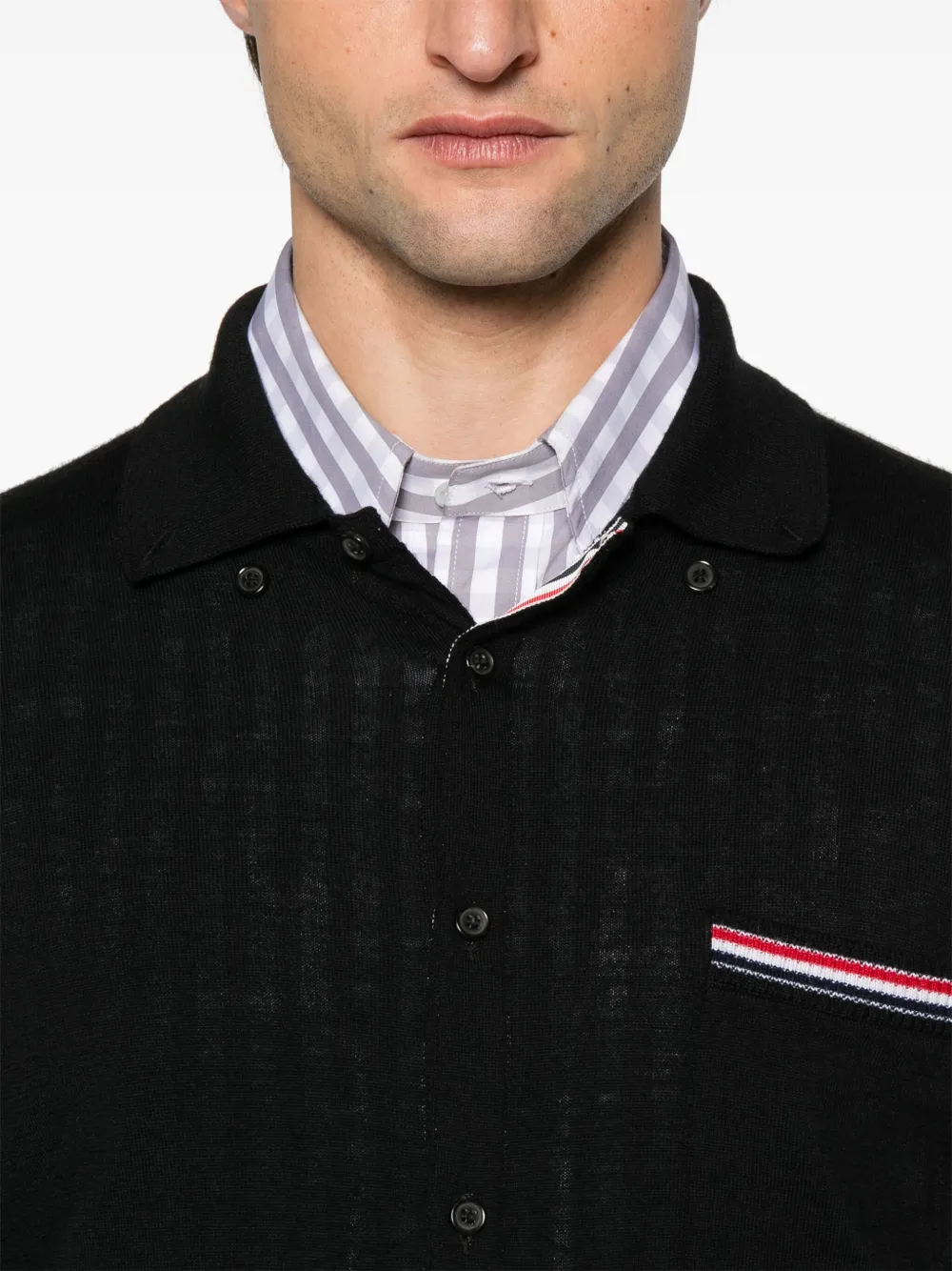 Thom Browne Gestreept vest Zwart