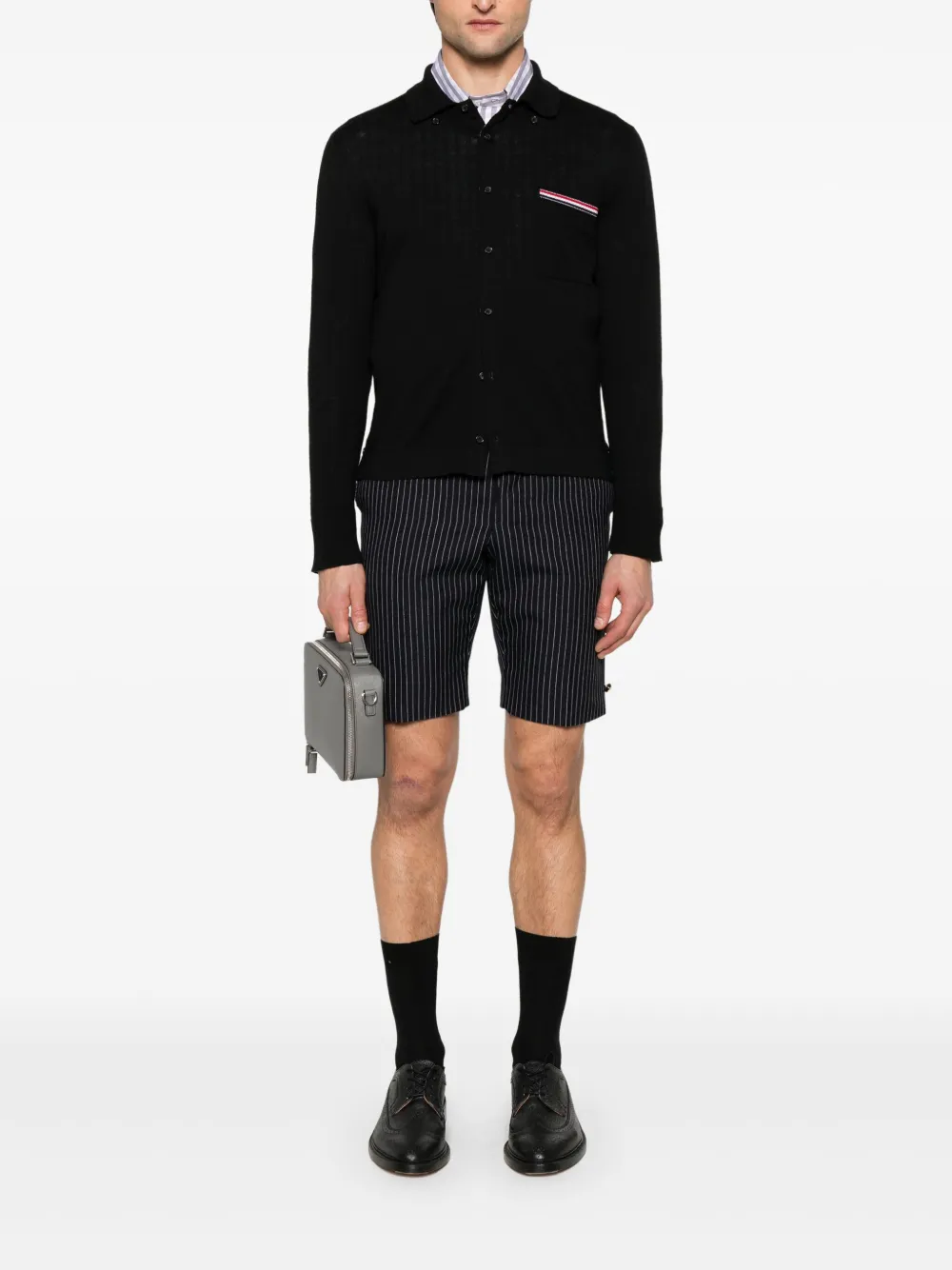 Thom Browne Gestreept vest Zwart