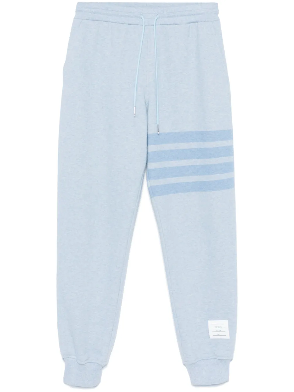 Thom Browne Broek met vier strepen Blauw