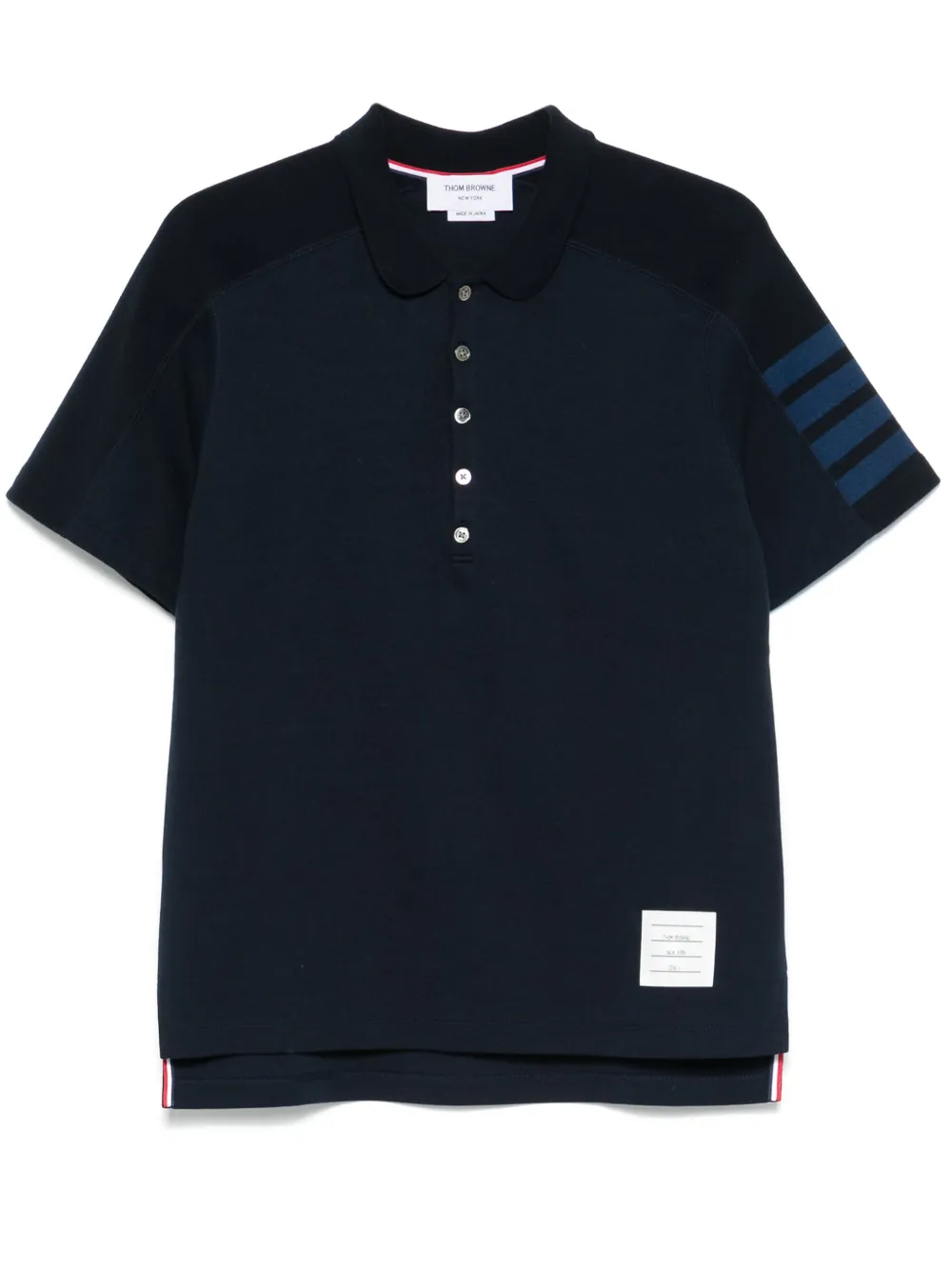 Thom Browne Katoenen poloshirt Blauw
