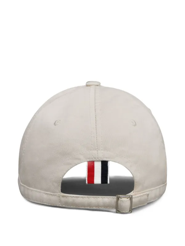Thom Browne ロゴ キャップ | ホワイト | FARFETCH JP