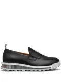 Thom Browne leather loafer sneakers - Black