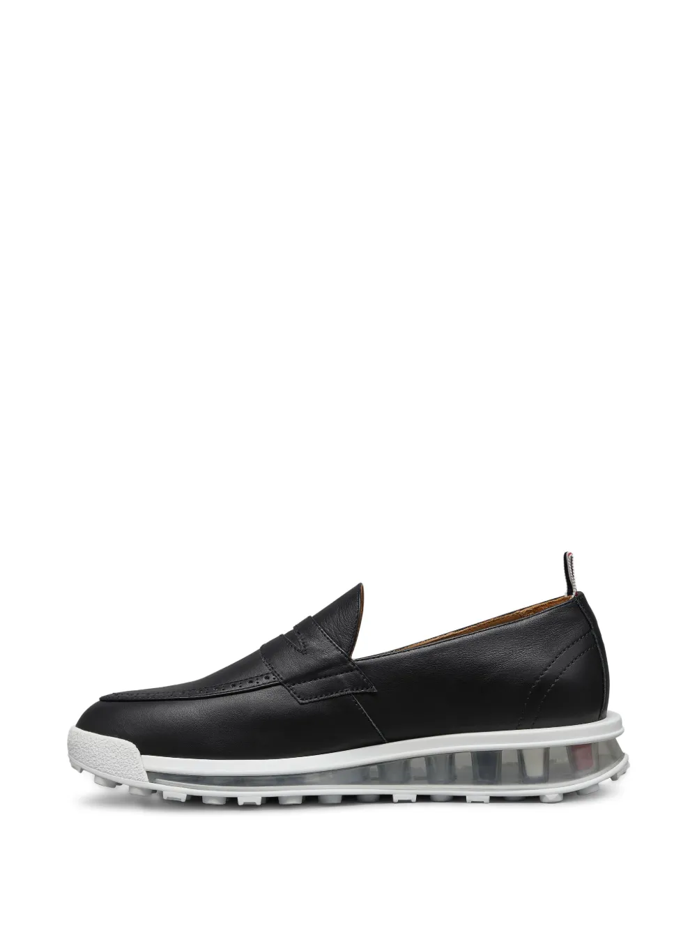 Thom Browne leather loafer sneakers Black
