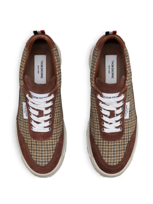 Thom Browne Alumni Sneakers | Brown | FARFETCH JO