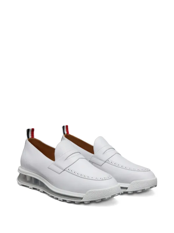 Thom Browne Leather Loafer Sneakers | White | FARFETCH