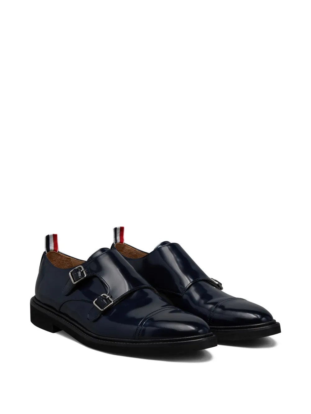 Thom Browne leather oxford shoes Blue