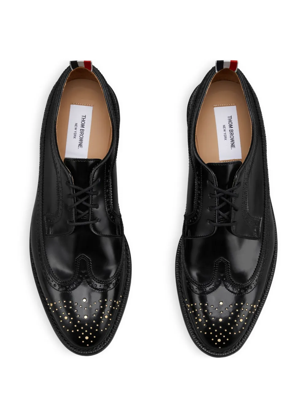 Thom Browne leather Derby shoes Black
