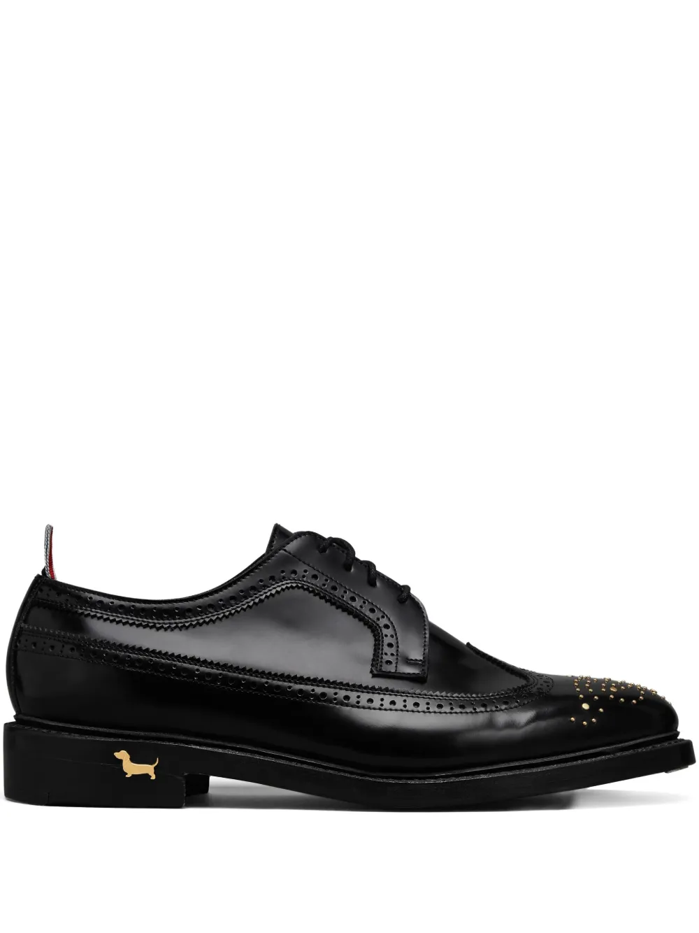 Thom Browne leather Derby shoes Black