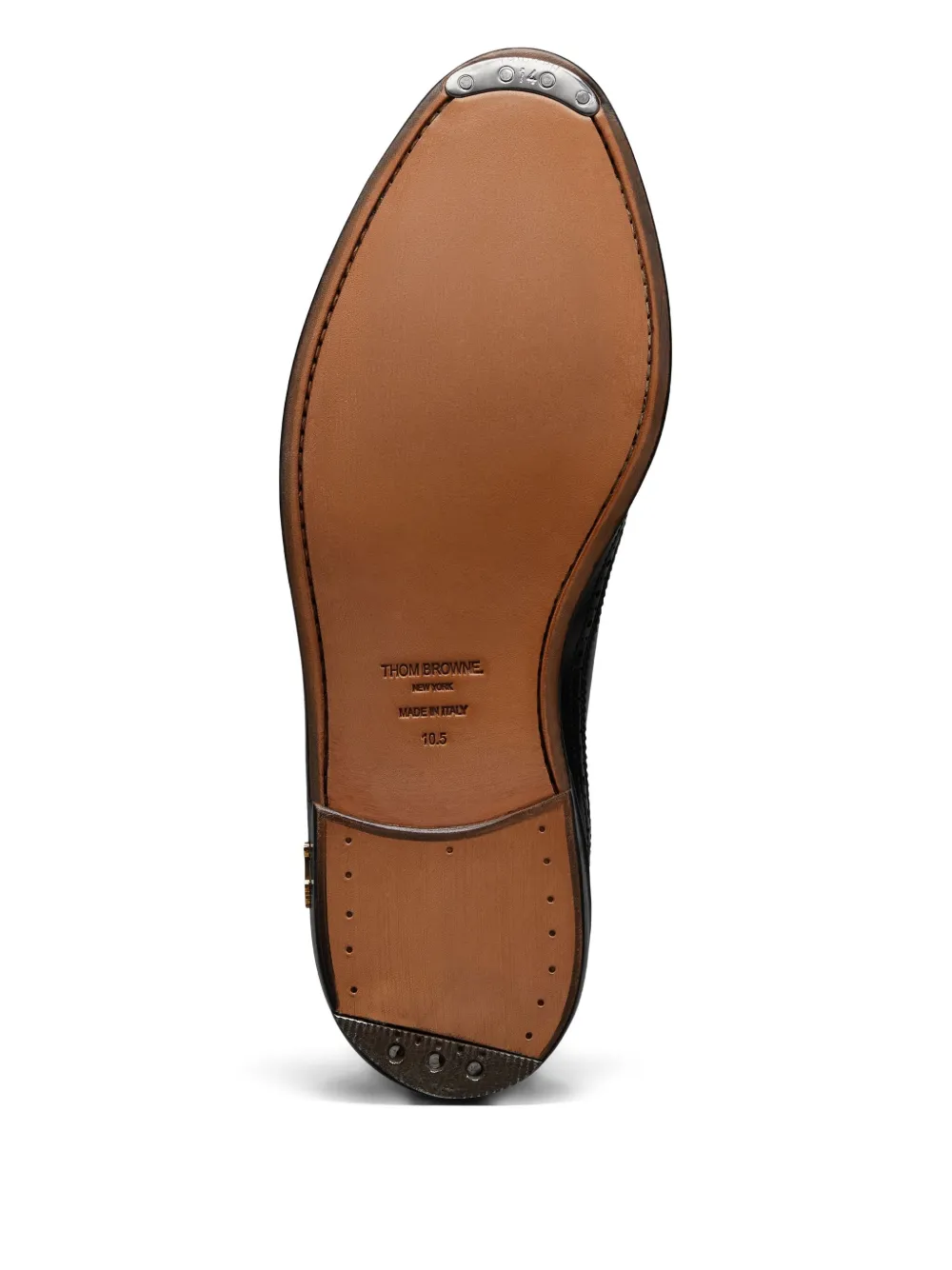 Thom Browne leather Derby shoes Black