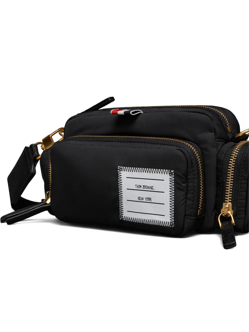 Thom Browne Heuptas met logopatch Zwart