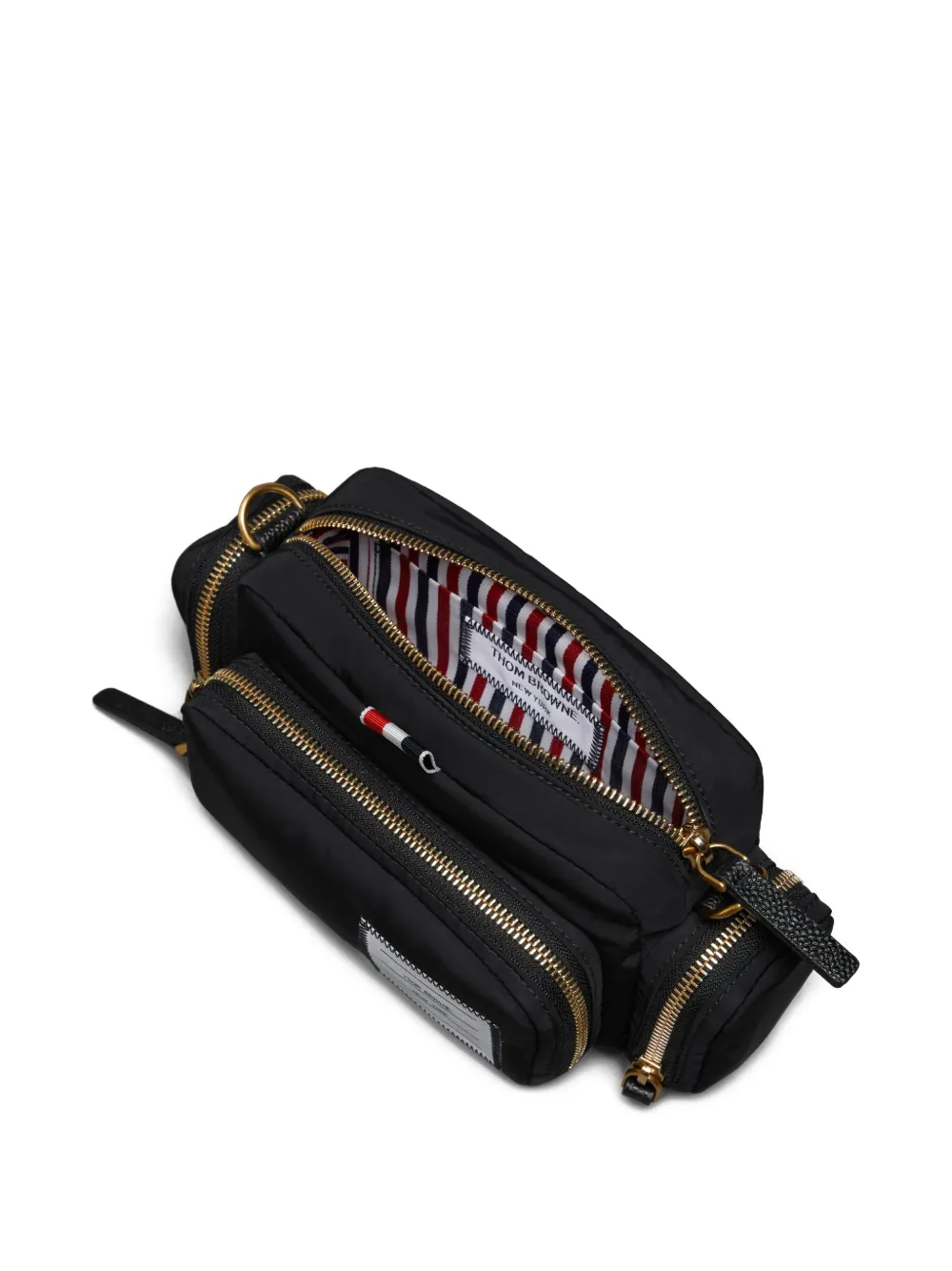 Thom Browne Heuptas met logopatch Zwart