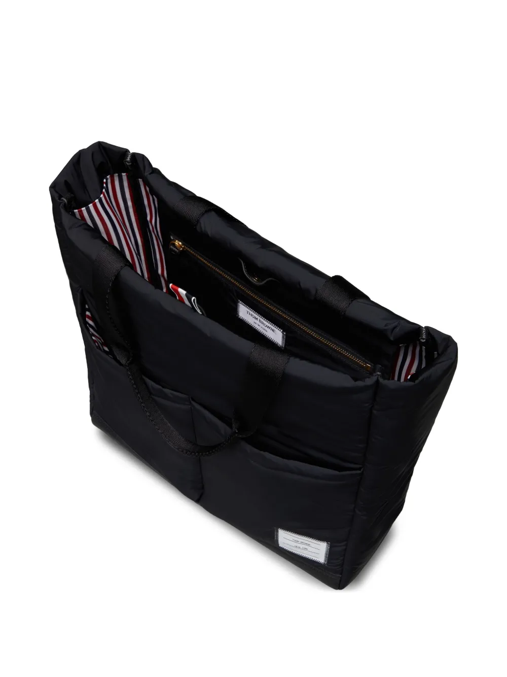 Thom Browne Gewatteerde shopper Zwart