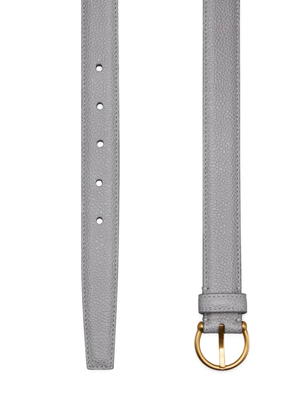 Thom Browne Leren riem Grijs