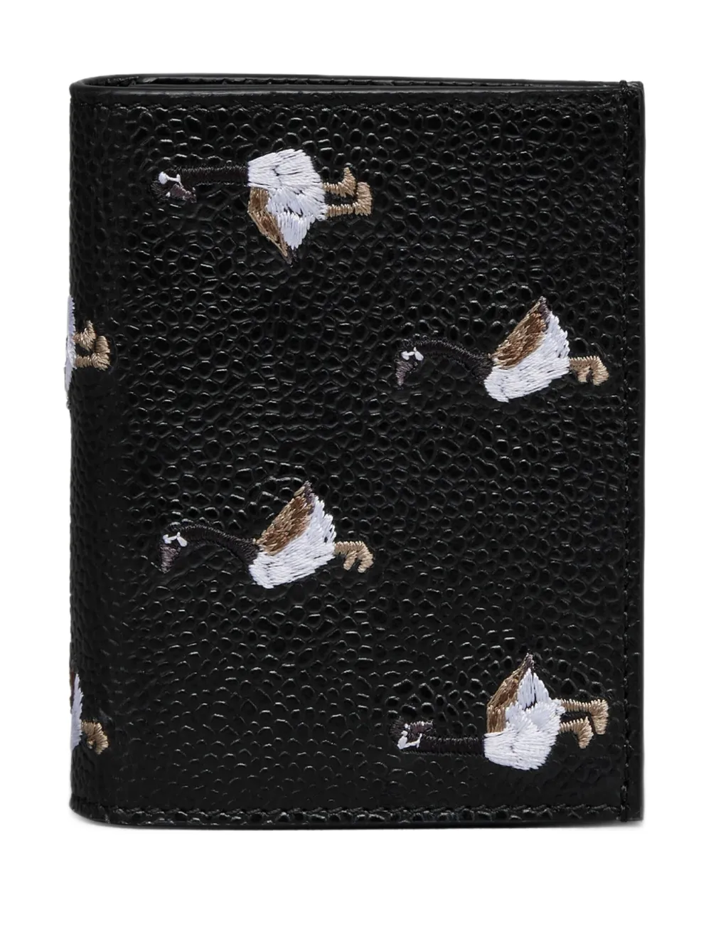 Thom Browne Pasjeshouder met ganzenprint Zwart
