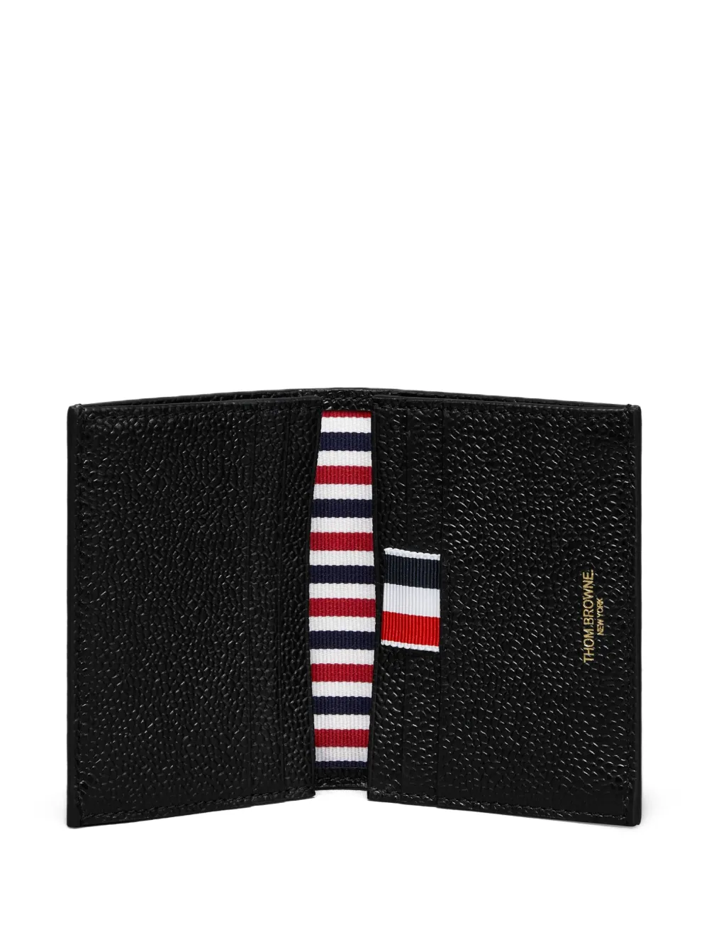 Thom Browne Pasjeshouder met ganzenprint Zwart