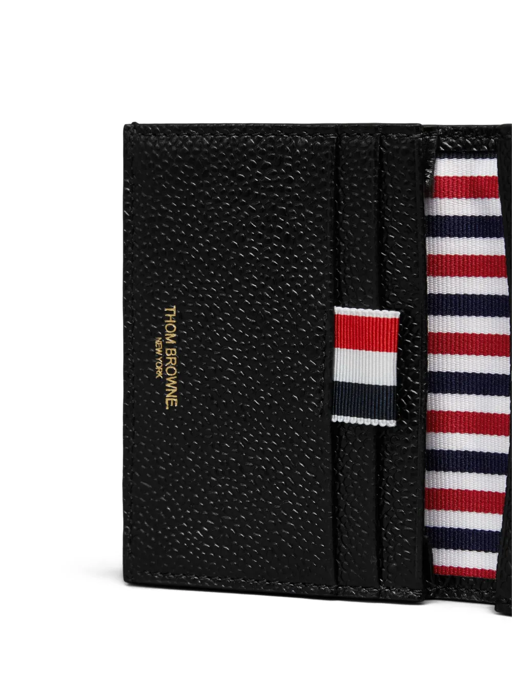 Thom Browne Pasjeshouder met ganzenprint Zwart