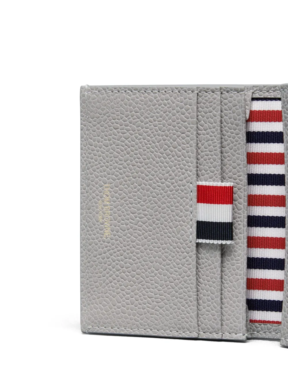 Thom Browne 4-Bar pasjeshouder Grijs