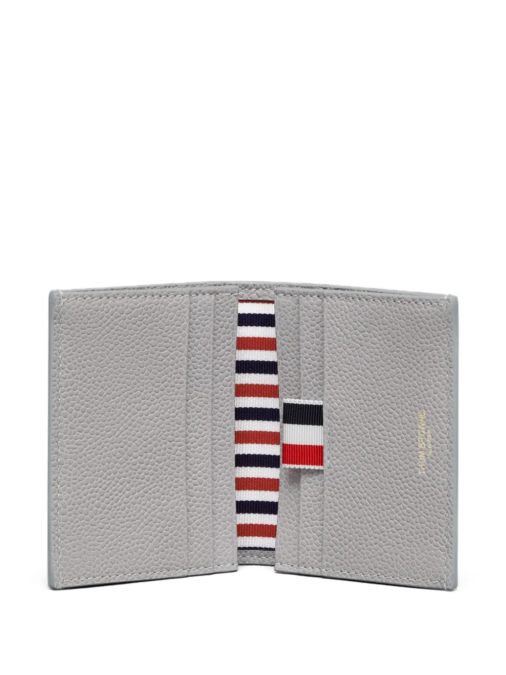 Thom Browne 4-Bar pasjeshouder Grijs