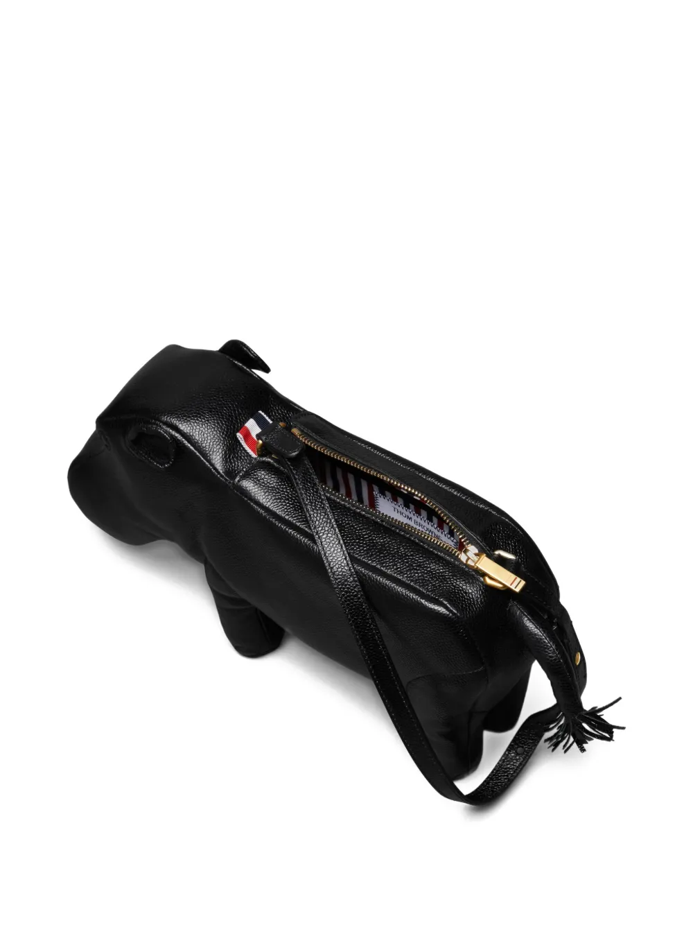 Thom Browne Schoudertas met Hippo-patroon Zwart