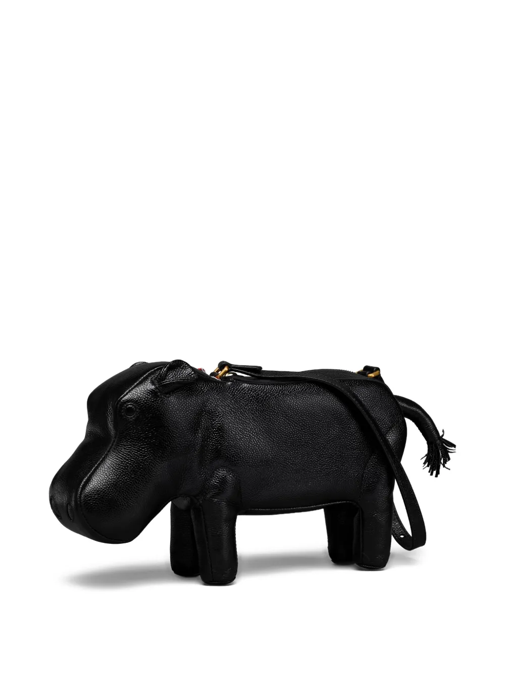 Thom Browne Schoudertas met Hippo-patroon Zwart