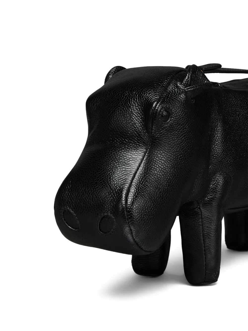 Thom Browne Schoudertas met Hippo-patroon Zwart