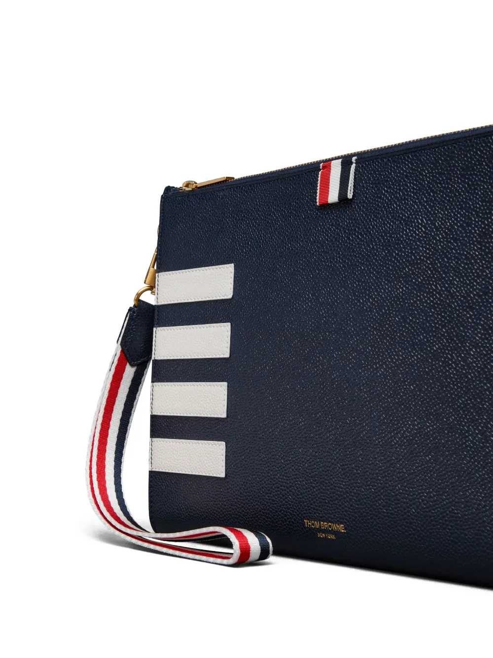 Thom Browne 4-Bar portemonnee Blauw