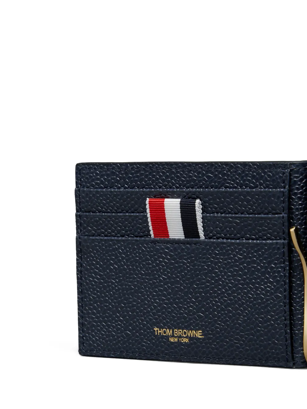 Thom Browne 4-Bar portemonnee Blauw