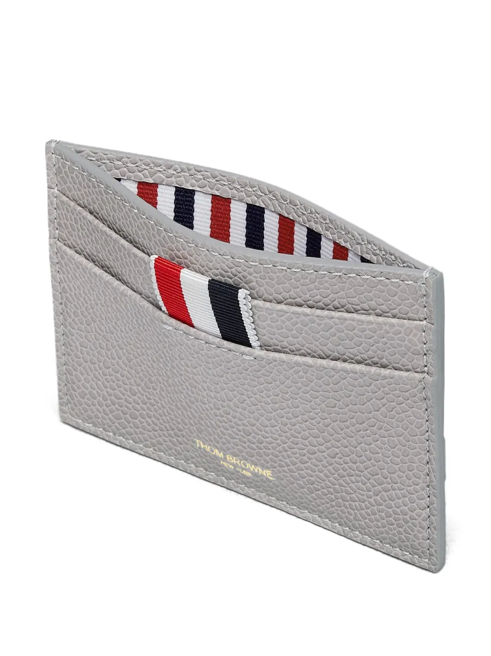 Thom Browne 4-Bar pasjeshouder Grijs