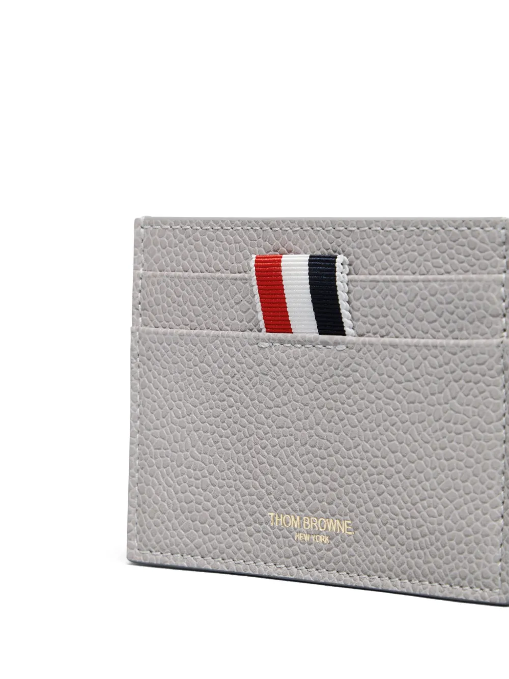 Thom Browne 4-Bar pasjeshouder Grijs